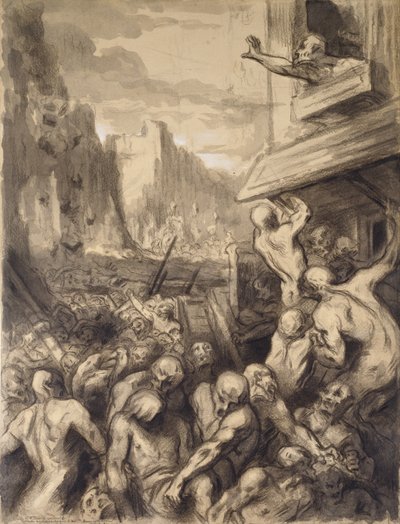 The Destruction of Sodom, c.1850 by Honoré Daumier